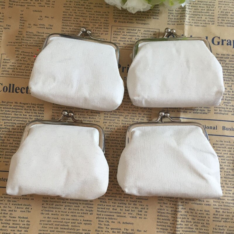 10 pcs vrouwelijke Canvas Purse Card Key Mini Purse Bag rits gesp Portemonnee Kaarthouder Portemonnee make-up tas trinket tas