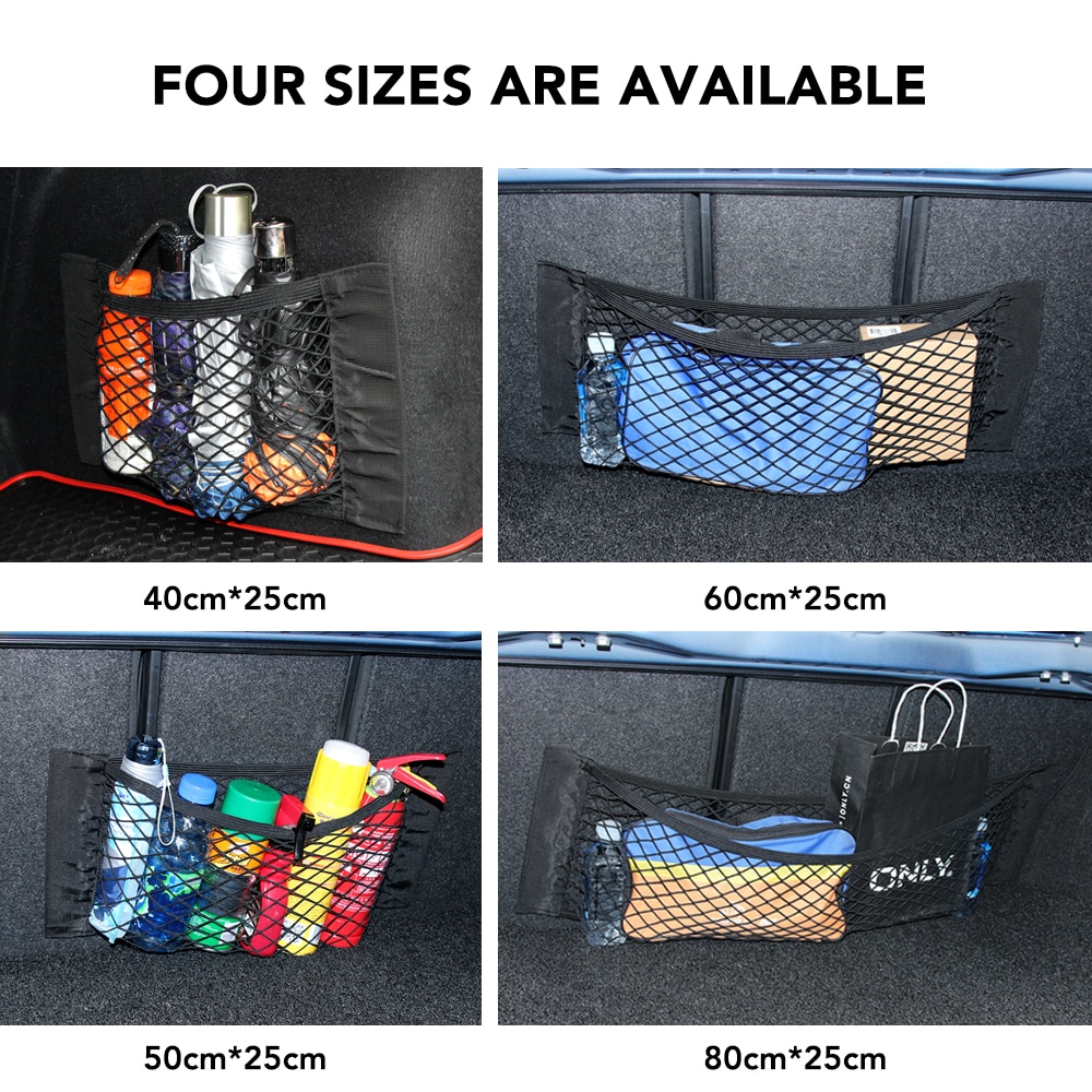 Auto Stamm gepäck Netz Für Volkswagen VW Polo Passat CC Golf Touran Bora Tiguan Für Peugeot 307 308 407 508 3008 zubehör