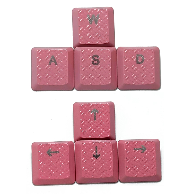 Only Keycap,DIY ABS Backlit Keycap 8 Keys Non-slip Texture Keycaps for logitech G913 G915 G813 G815 GL Tactile Switch: Pink