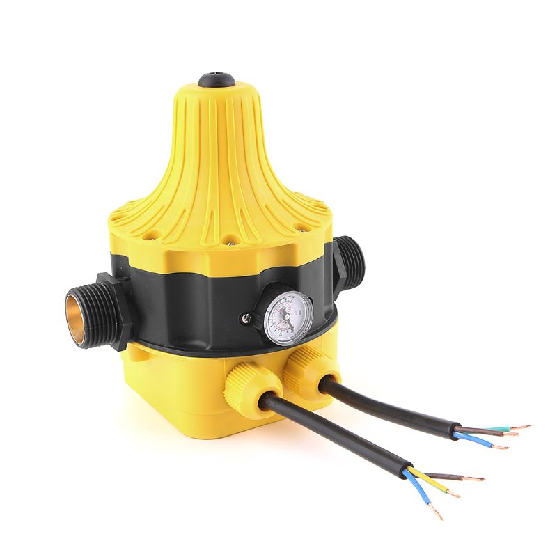 Automatisk vattenpump tryckomkopplare elektrisk vattenpump tryckregulator vattenpressmätare