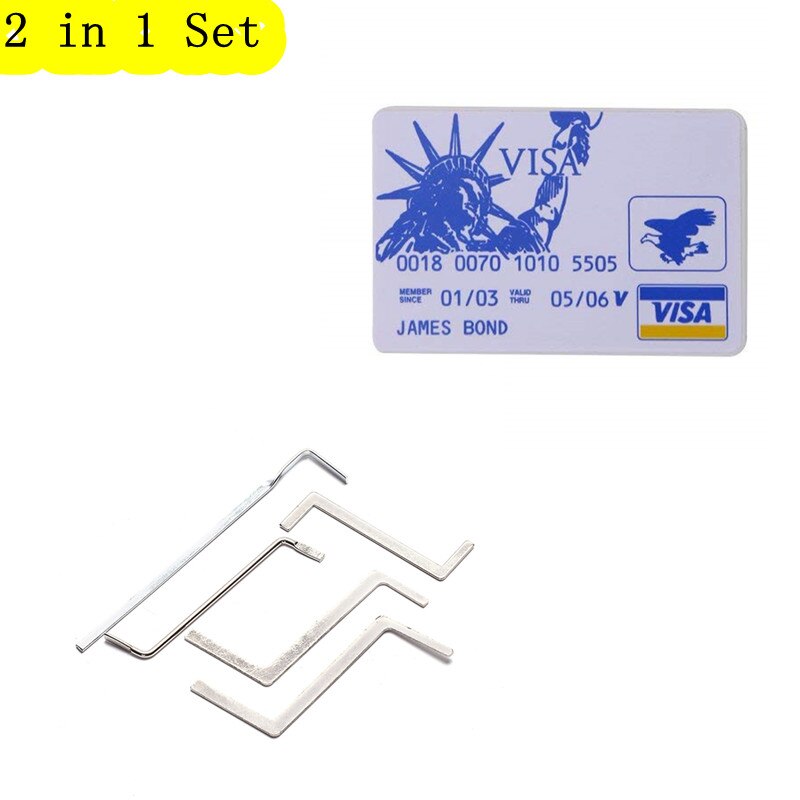 Professionele Slotenmaker Gereedschap Set Slotenmaker Praktijk Gereedschap Transparant Lock 5 stks Spanning Moersleutel 10 stks Broken Key Extractor: Rood