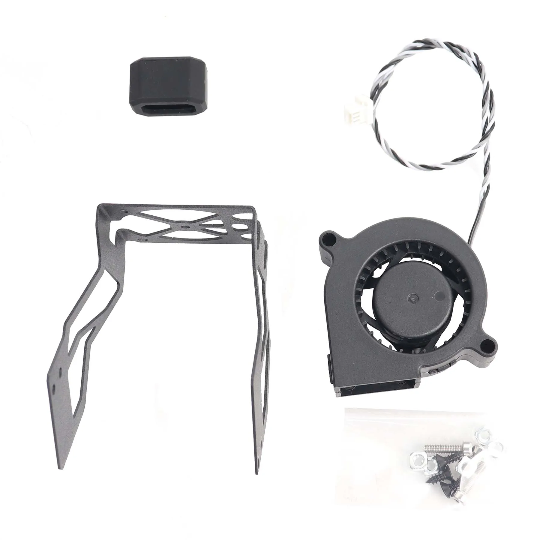 Blurolls prusa  mk3.9 mk4 to  mk3.9s mk4s extruder upgrade kit with 5020 fan mounts, pet cf, printed parts: Red