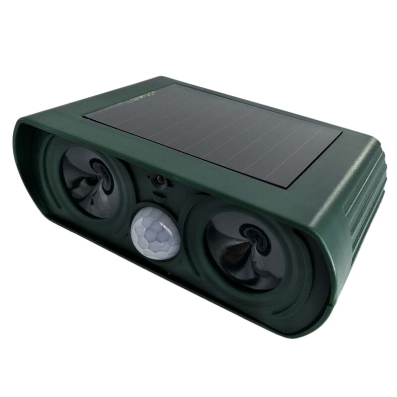 Solar Animal Driver Outdoor Driver Garden Orchard Bird Repeller Infrared Sensor Ultrasonic Drive Device