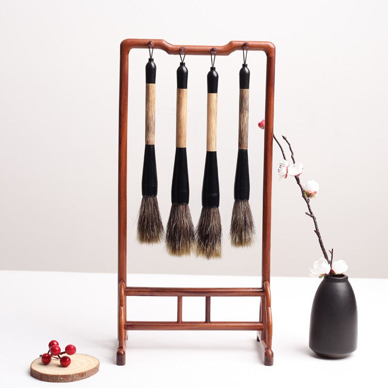 Stone Badger Hair Painting Brush Set Chinese Landscape Traditional Painting Caligrafia Brush Freehand Painting Brush Tinta China