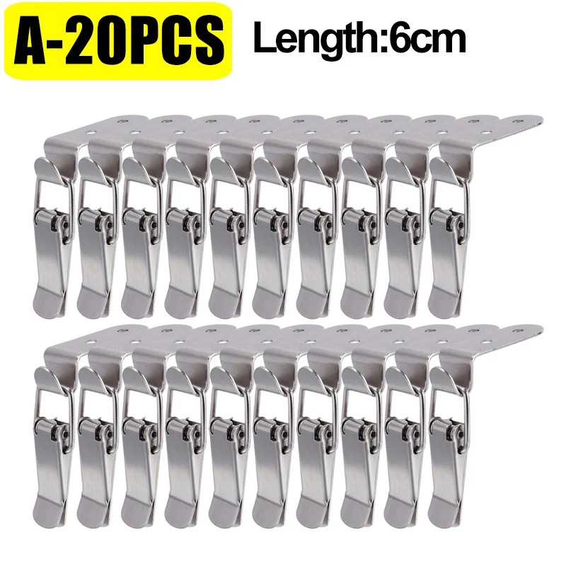 90° Duck-mouth Buckle Lock Wooden Boxes Hardware Closure Hasps Snap Lock Clamp Quick Release Latch for Suitcase Drawers Cabinet: Yellow