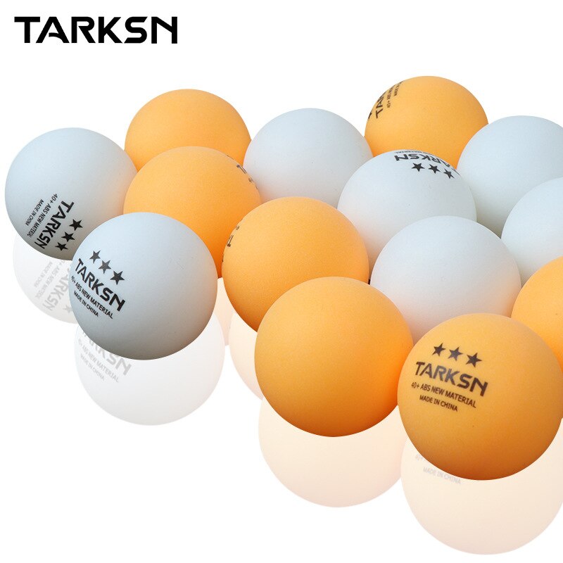 Hvid / gul 3-- stjernet premium ping pong-bolde avanceret træning bordtennis højtydende abs bulk udendørs 30/50/100- pakke: Hvid 50 gul 50
