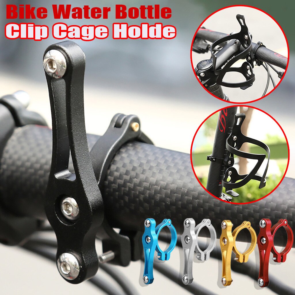 Fiets Waterfles Houder Adapter Aluminium Stuur Water Cup Rack Beugel Clip Clamp Fietsen Accessoires