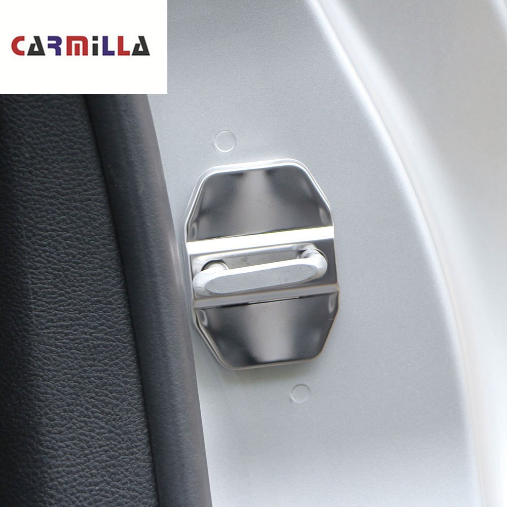 Cubierta de protección para cerradura de puerta de coche, accesorios para cerraduras de puerta Interior, embellecedor, para Jeep Compass 2th, , , ,