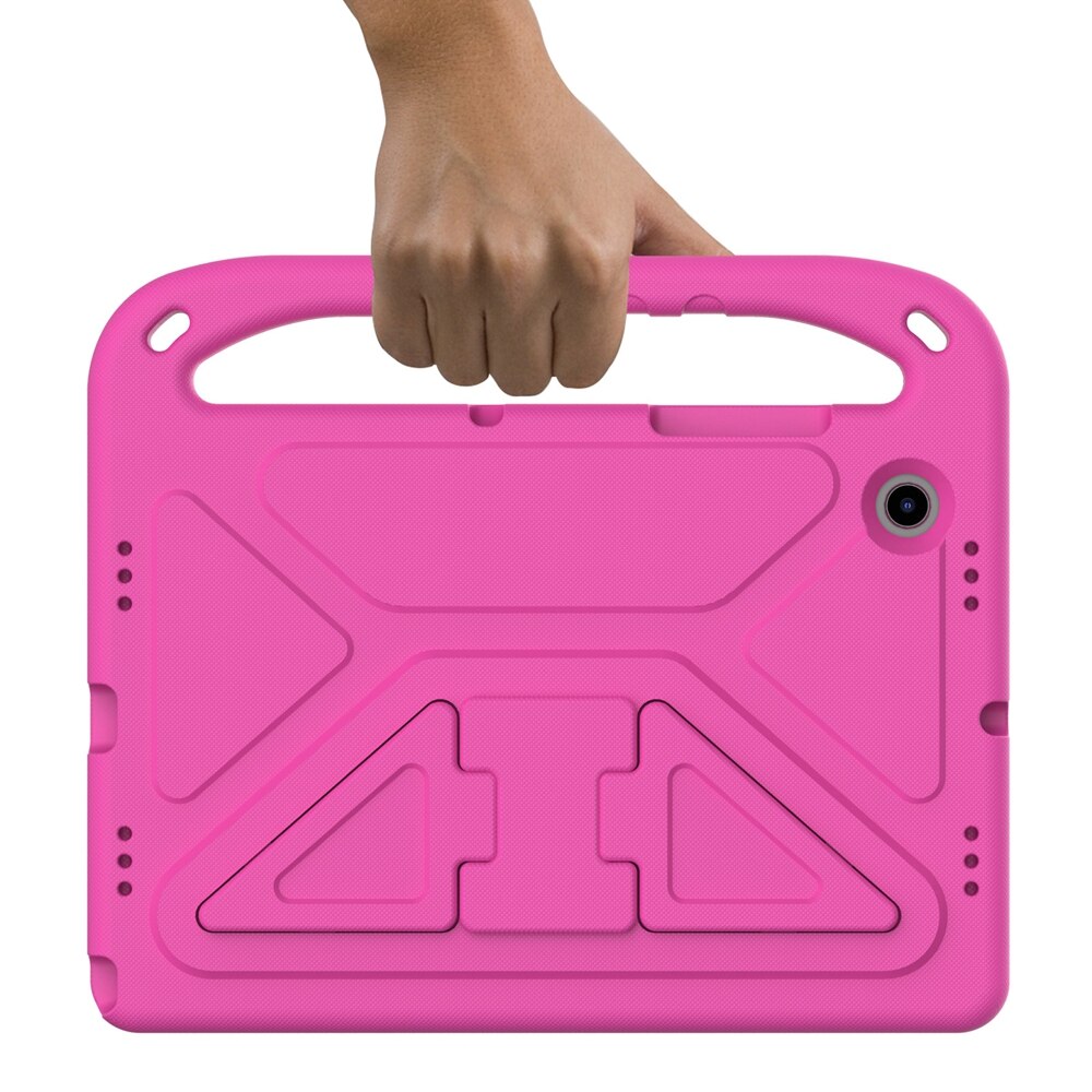 Case For Samsung Galaxy Tab A8 10.5 SM-X200 SM-X205 X200 X205 Shockproof Kids Safe EVA Kickstand Tablet Cover Coque #S: hot pink / Tab A8 10.5 SM-X200