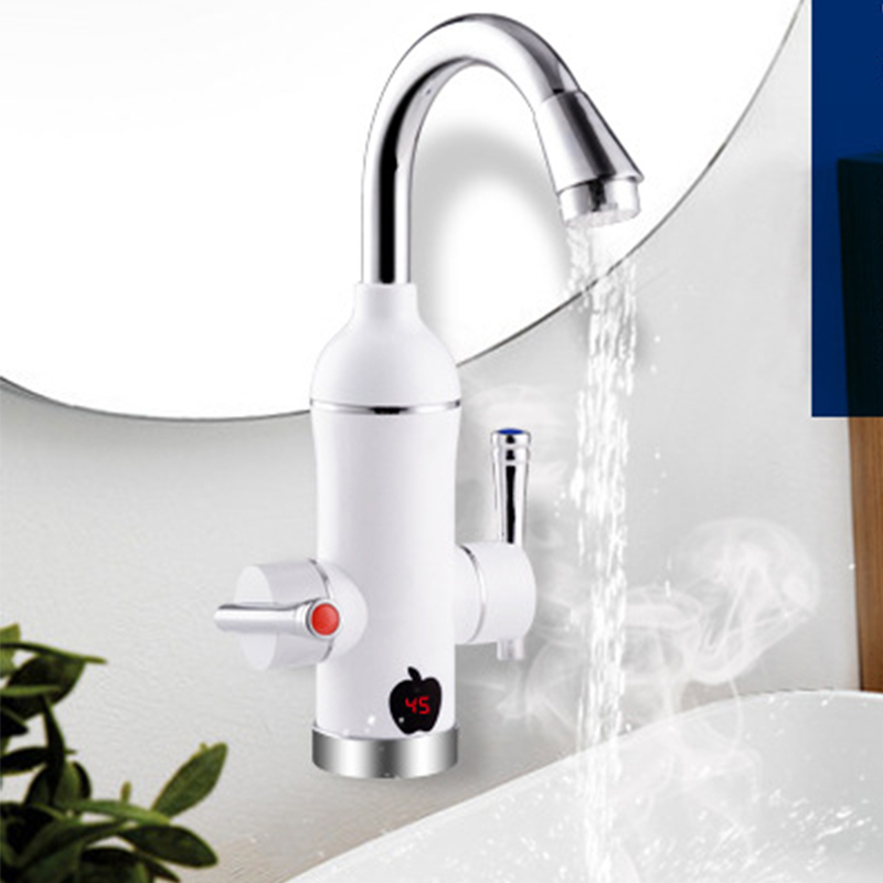 220v Water Heater Bathroom Kitchen instant electric water heater tap temperature display faucet Shower Tankless