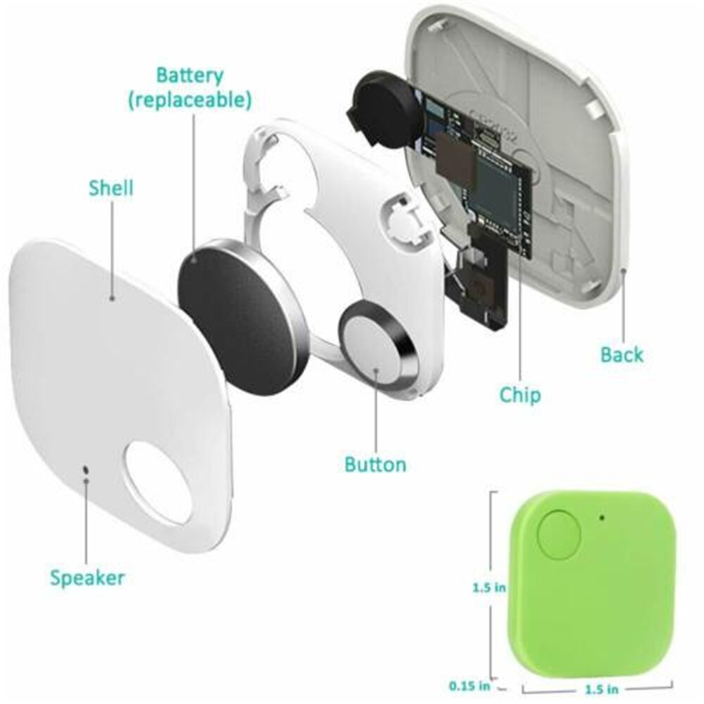 Smart tag finder bluetooth spårare barn husdjur gps locator larm plånbok nyckel tracker
