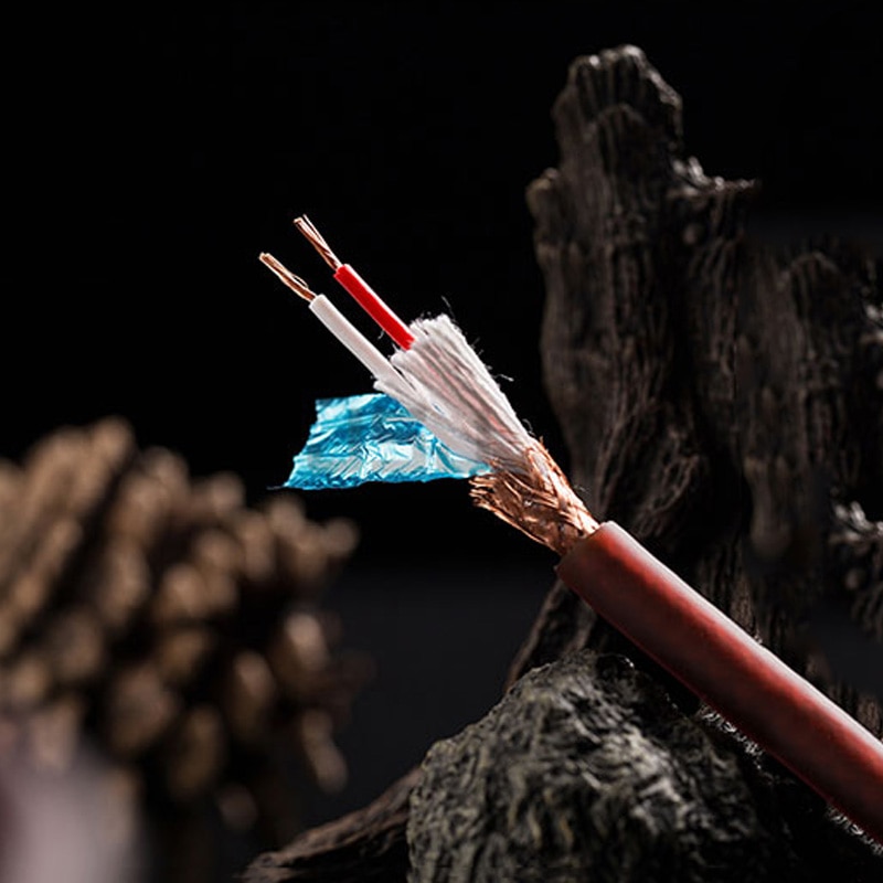 OFC Copper 2-Core Wire Line For DIY Mic XLR 6.35 Interconnect Mixer Wire Audio Cable Microphone line Cable 1M