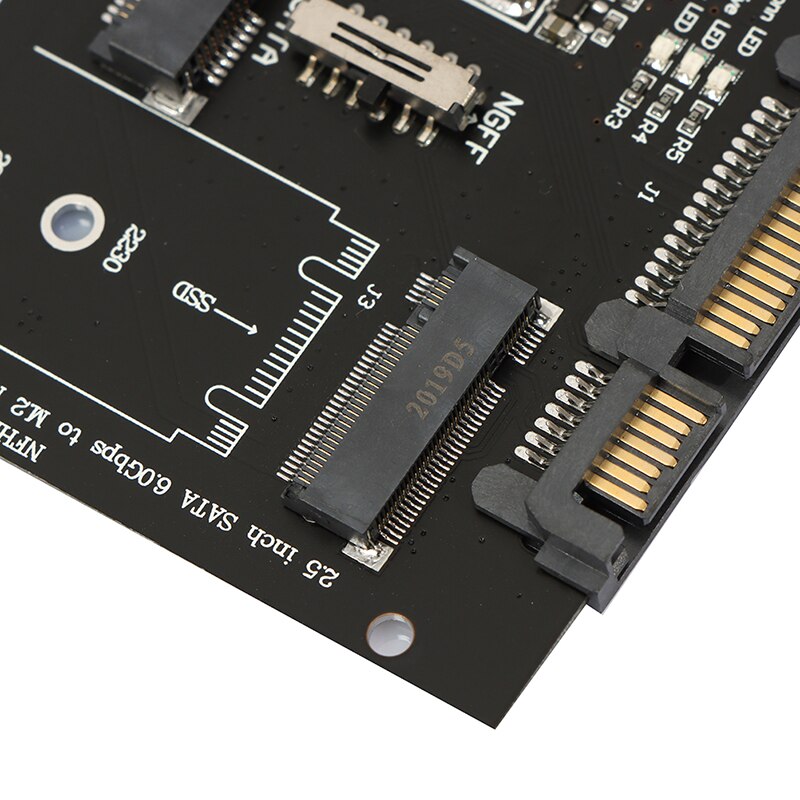 M .2 ngff msata ssd til sata 3.0 adapter 2 in 1 konverterkort til pc laptop