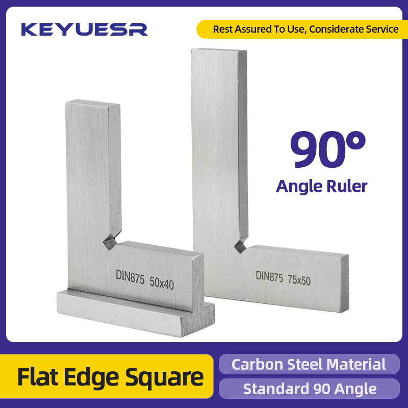 90 graders vinkel flad kant firkantet vinkel lineal træbearbejdningsværktøj snedker firkant lineal metal firkantet kulstofstål måler prøv firkantet