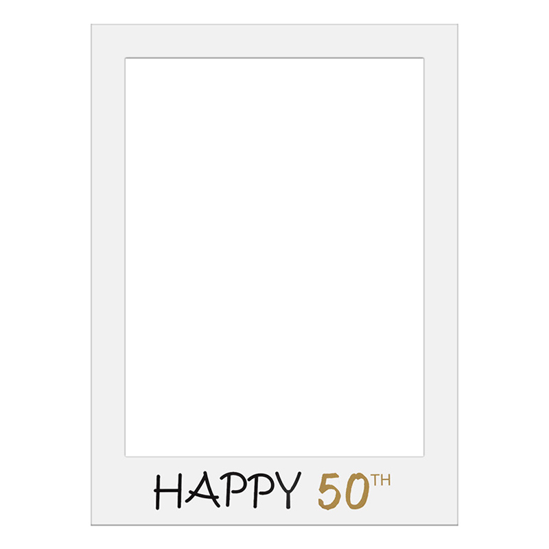 Birthday Photo Booth Frame Happy Birthday Photobooth Props Birthday Party Decor Anniversary Supplies: 10