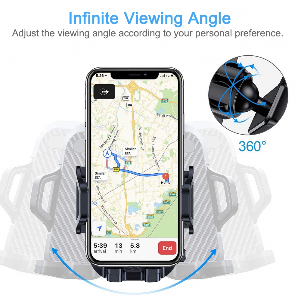 Windshield Car Phone Holder Universal in Car Cellphone Holder Stand for iPhone X Xs Max 8 7 Car Mount Phone Stand for Samsung S9