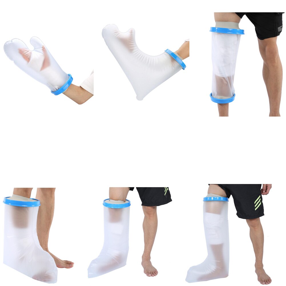 Protector de vendaje fundido impermeable ajustable para adultos, Protector de rotura de heridas, rodilla, muslo, pantorrilla, mano, brazo, cubierta de tobillo para ducha, Corrector