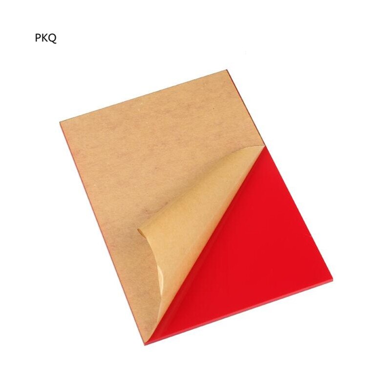 1 Uds., tablero acrílico de 2,7mm de espesor, placa de lámina de plexiglás Perspex extruido rojo/amarillo/verde, 300x40 0mm/ 300x200mm: 300x400mmx2.7mm / Rojo