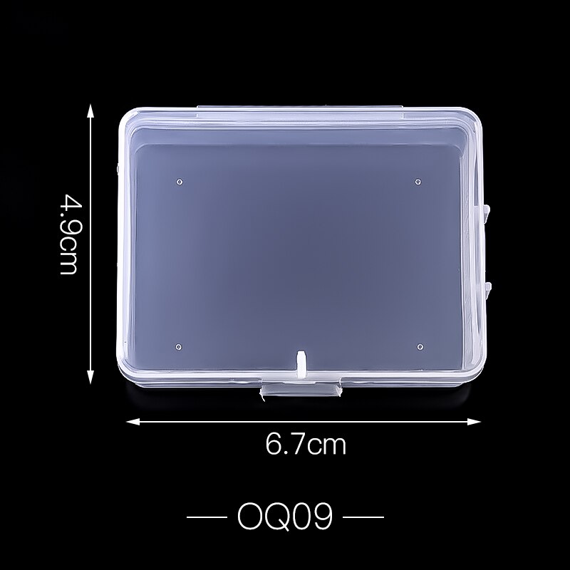 Boîte de rangement vide en plastique multi-tailles pour Nail Art, boîte de rangement pour strass et gemmes, boîte de rangement pour Nail Art, étui pour accessoires de peinture diamant: Q33472