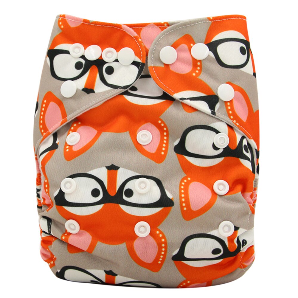 waschbar Baby Tuch Windel Tasche Wasserdicht Cartoon Tier Baby Windeln Reusable Tuch Windel Anzug 0-3 Jahre 3-15kg Baby: OB133