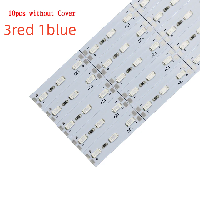 Full Spectrum Hydroponic LED Grow Light 50CM SMD 5730 DC12V Grow Tent Lamp Led Rigid Strip For Flower Seeding Greenhouse: Blue
