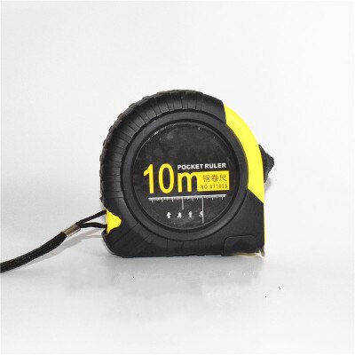 Professionele stalen rolmaat intrekbare draagbare meetlint liniaal precisie rolmaat digitaal 2m/3m/5m/7.5m/10m: 10m x 0.25m breed