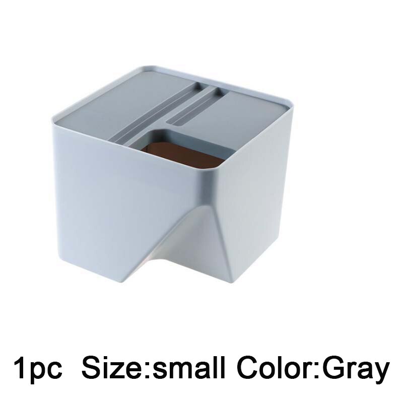 Keuken Prullenbak Prullenbak Gestapeld Sorteren Nul Afval Papelera Compost Vuilnisbak Vuilnisbak Barthroom: 1pc small gray