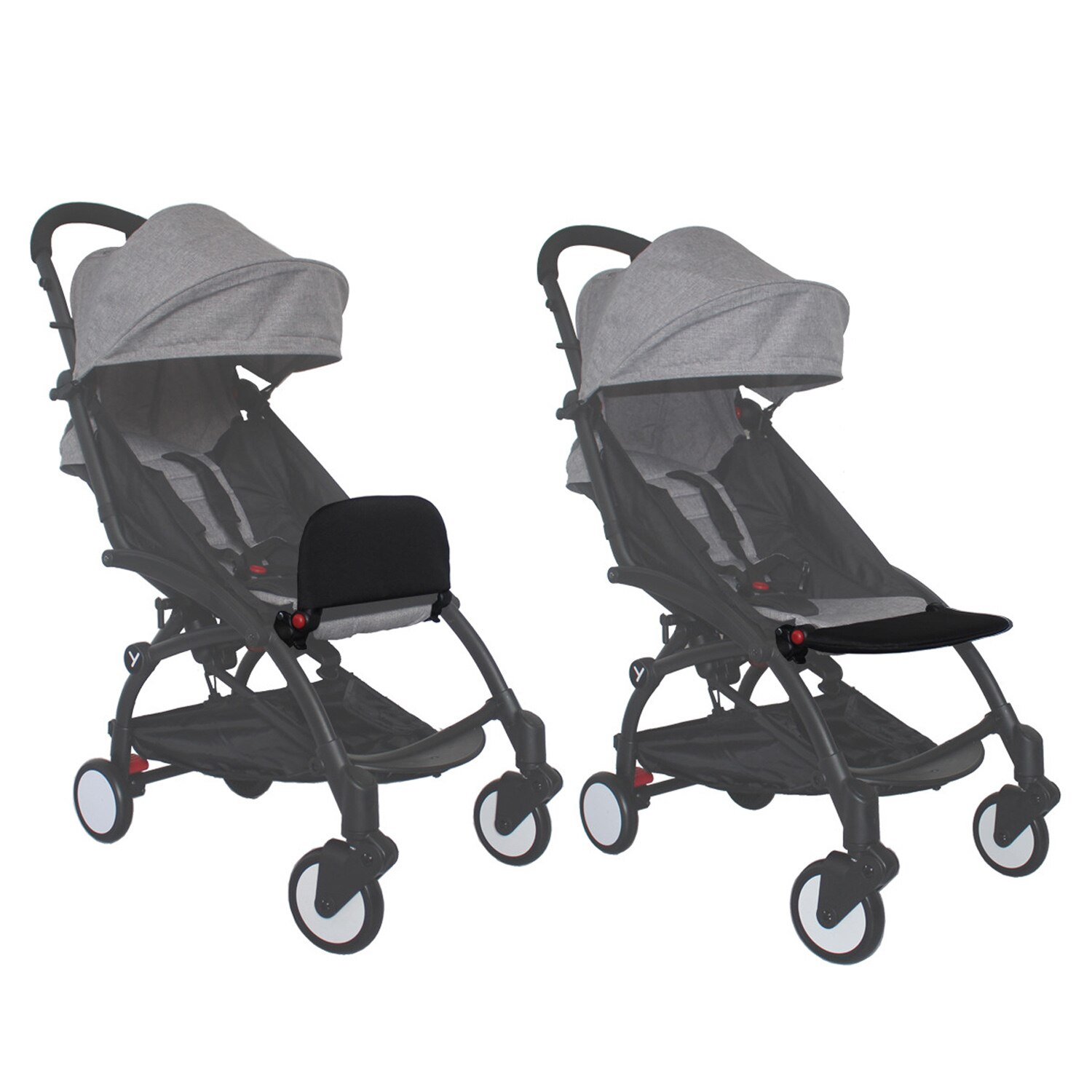 Barnvagnstillbehör förlänga fotstödsbräda fot förlängd sits pedalbräda för vovo yoya yoyo babysing chbaby babytime 21cm