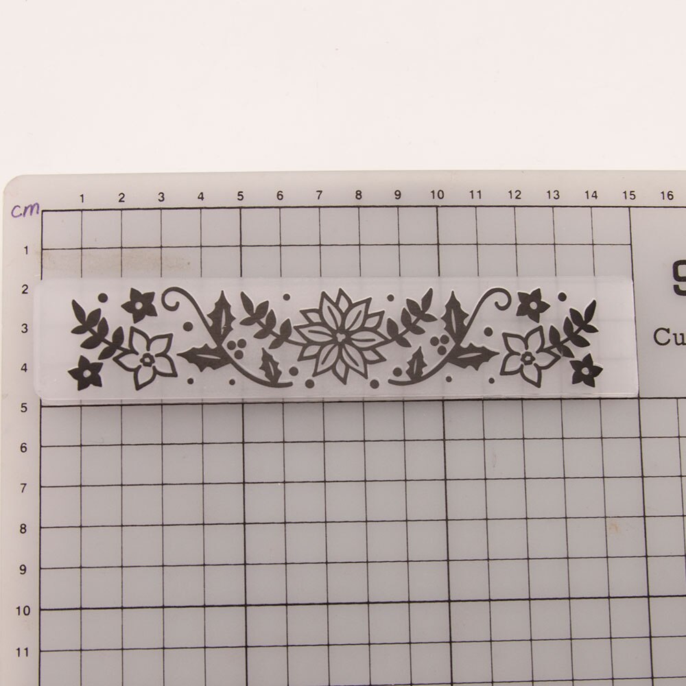 16 Styles Plastic Embossing Folders Christmas Background Embossing Folder for DIY Scrapbooking Cut Template