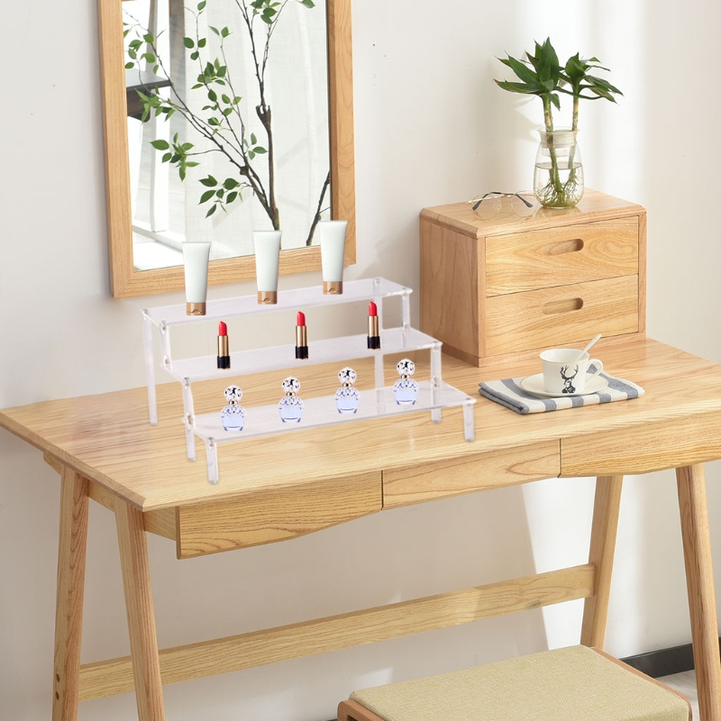 Acryl Display Stand 3 Tier Riser Display Plank Showcase Voor Action Figures Cupcakes Dessert Candy Treat Au27 21