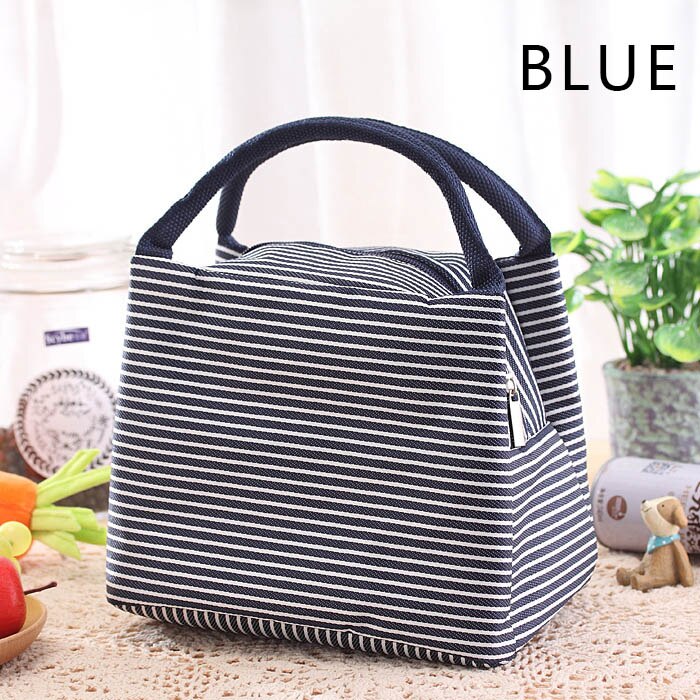 Sun eight verse voedseltas ontbijttas handtas warm houden lunchtas voor kinderen schooltas licht buiten boodschappentas: Blauw
