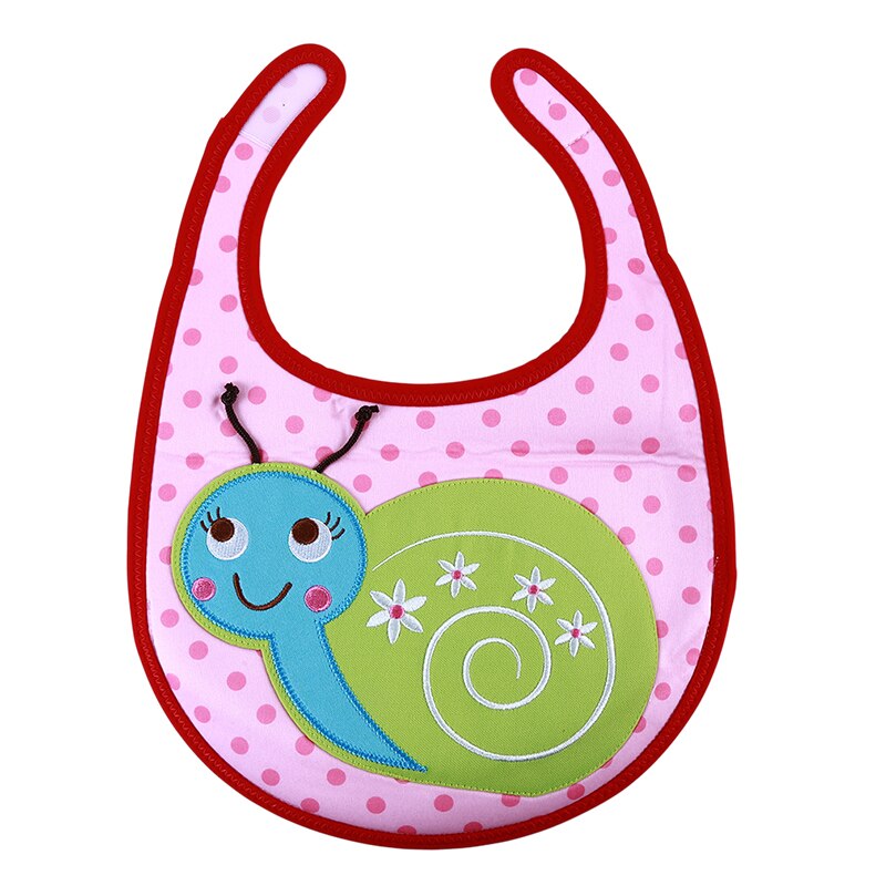 Multifunctionele Baby Bib Praktische Cartoon Dier Leuke Bib Baby Waterdichte Bib Baby Accessoires: Snail