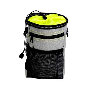 Dog Treat Training bag with Poop Bag Dispenser Pet Dog Walking Food Treat Snack Bag Outdoor Agility Bait Training Pockets: Green