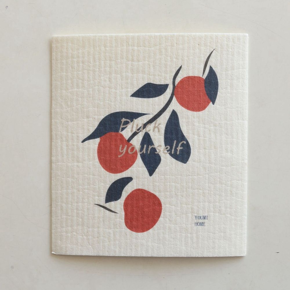 Serviette à thé imprimée fine Super absorbante, 1 pièce, sans huile, essuie-mains ménager, torchon de cuisine, chiffon de nettoyage: 6
