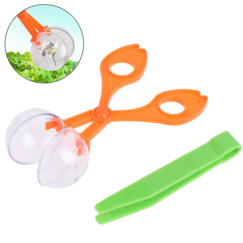 Leuke Natuur Exploratie Speelgoed Kit Voor Kids Kinderen School Plant Insect Biologie Studie Tool Set Plastic Schaar Klem Pincet