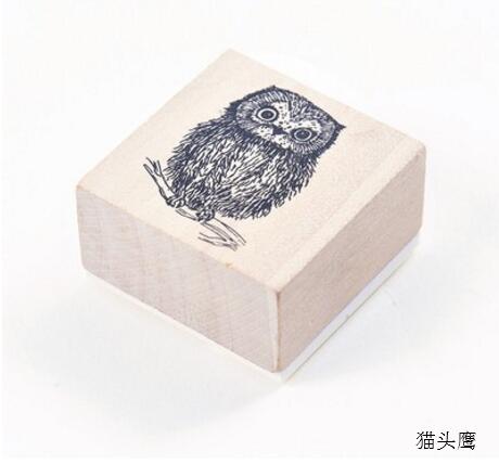 Sellos de sello de goma para álbum de fotos, sellos de madera para decoración de álbum de recortes, DIY, planta en el bosque, 1 ud.: 11