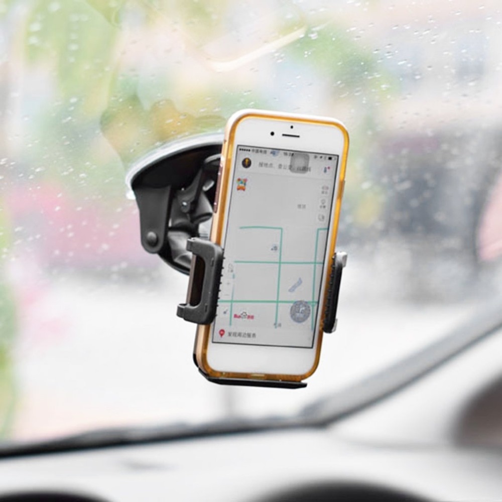 360 Graden Draaiende Smart Telefoon GPS Universele Auto Druk Absorberen Holder Verstelbare Beugel 3.5-6.5 Inch Mobiele Telefoon