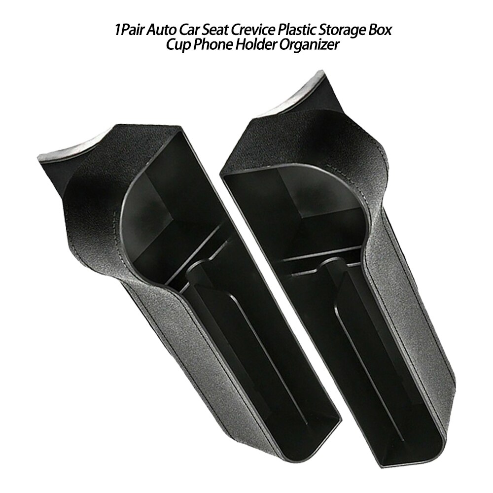 Car Storage Box organizer Universal Car Seat organizer Card Phone Holder Pocket Seat Gap Slit Pocket Catcher Organizer