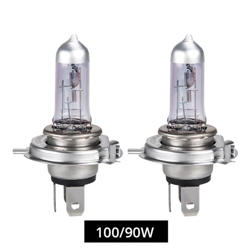1 pc meetoo  h7 h4 halogenlampor för bilstrålkastare lampa halogen  h4 h7 55w 100w 12v 2700k 4300k 6500k kvartsglaslampor för bilar: 100w lila / H7
