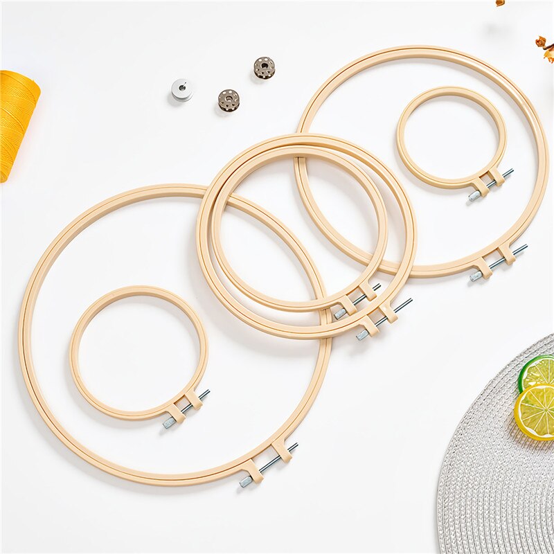10cm 16cm 20cm 24cm Embroidery Hoops 1 Pcs Sewing Hand Show Wood Rings Embroidery Cross Stitch Tambour Frame Embroidery Shed