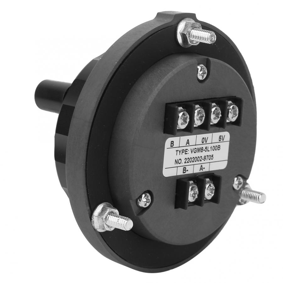 CNC Pulser Handwheel 5V 80mm 6Pin CNC Pulser Black Handwheel 100PPR Manual Pulse Generator Rolling Encoder handwheel handle