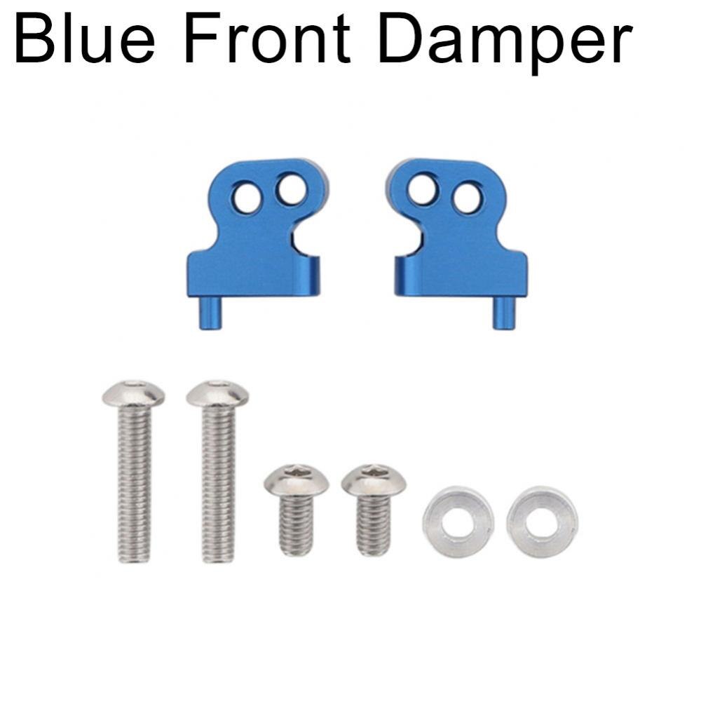 Aluminium Verstelbare Voor Achter Bovenste Demper Shock Mount Voor Rc 1/10 Tamiya CC01 Demper Shock Mount: Blue Front Damper