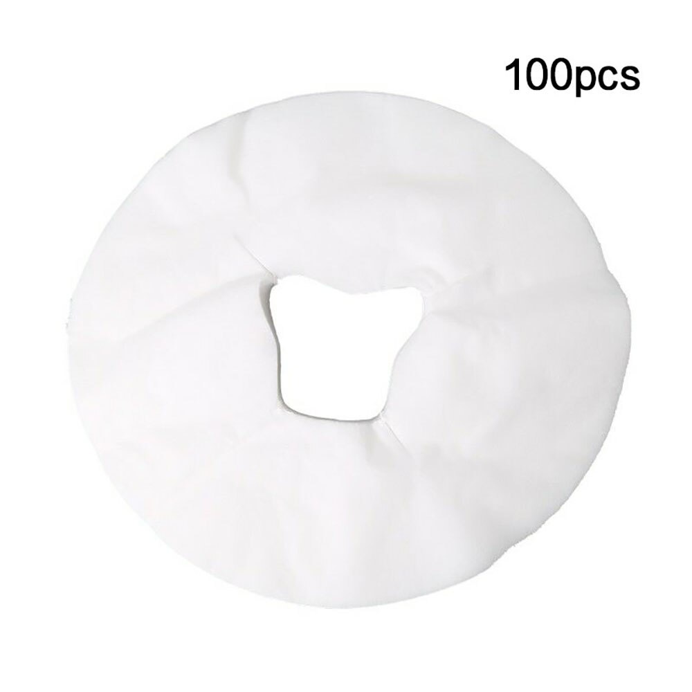 100Pcs Disposable Massage Bed Table Face Hole Cover Waterproof Non