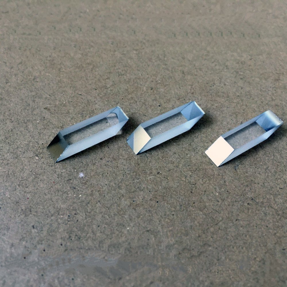 Optical K9 Glass oblicuo prisma Translation ángulo derecho instrumento Triangular