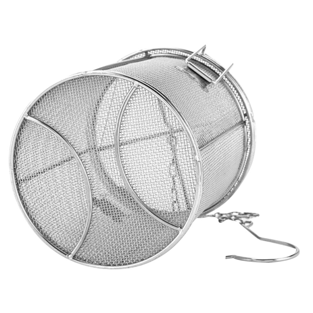 Stainless Steel Spice Infuser Soup Filter Basket Cooking Soup Filtering Tool Silver
