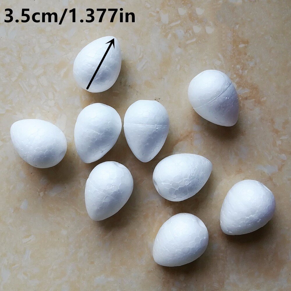 2/2.5/3/3.5/4/4.5/5.5cm White Water Modeling Foam Rose Bud For Nylon Stocking Flower Accessories Polystyrene Styrofoam Buds