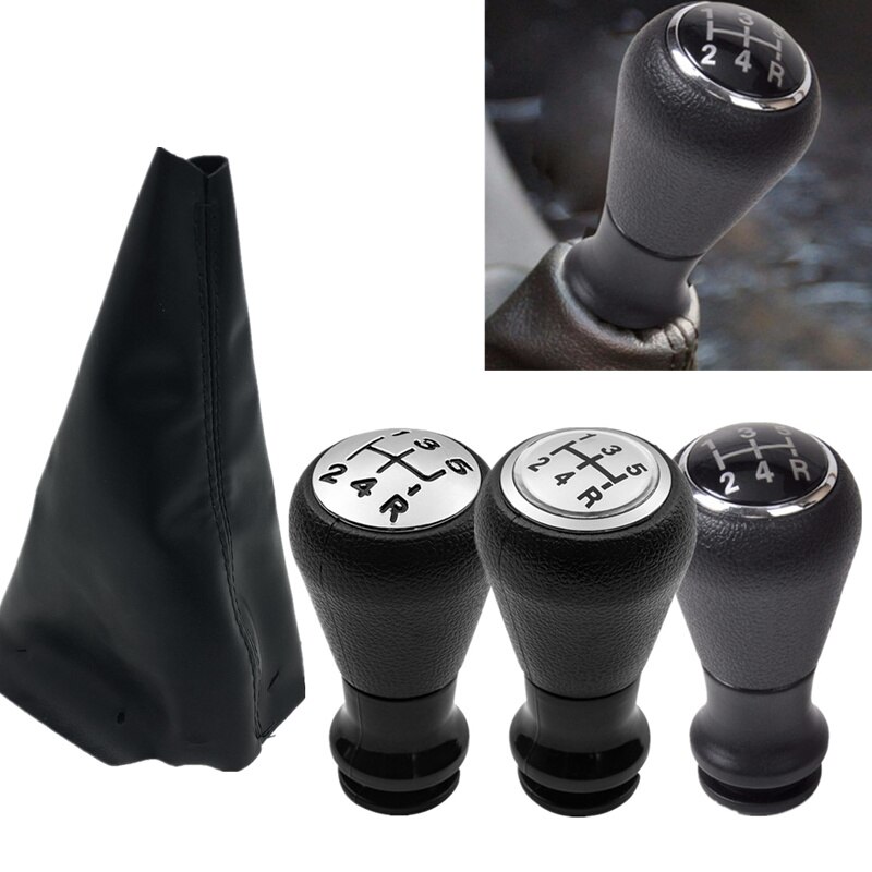 5 Gang Schaltknauf Ärmel Adapter Hebel für Peugeot 106 206 306 406 207 307 407 / Citroen c4 Auto Styling Zubehör