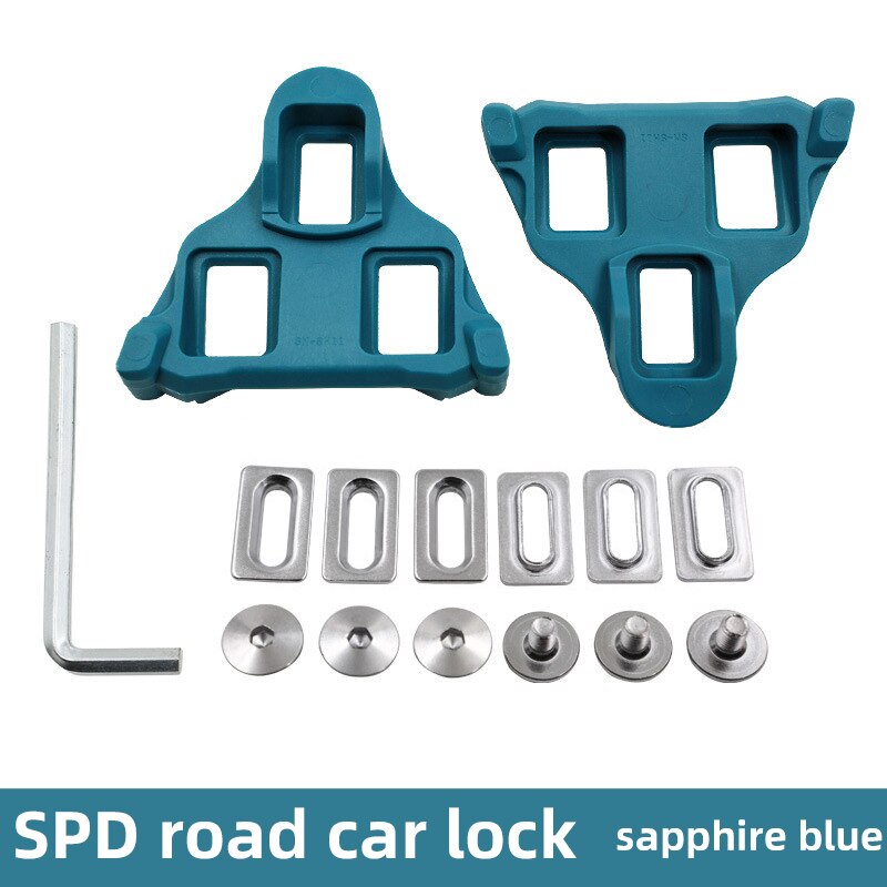 Cubiertas de tacos para ciclismo de 6 grados, tacos de bicicleta de carretera, pedales de ciclismo con bloqueo automático para Ciclismo de Carretera, equipos deportivos para montar