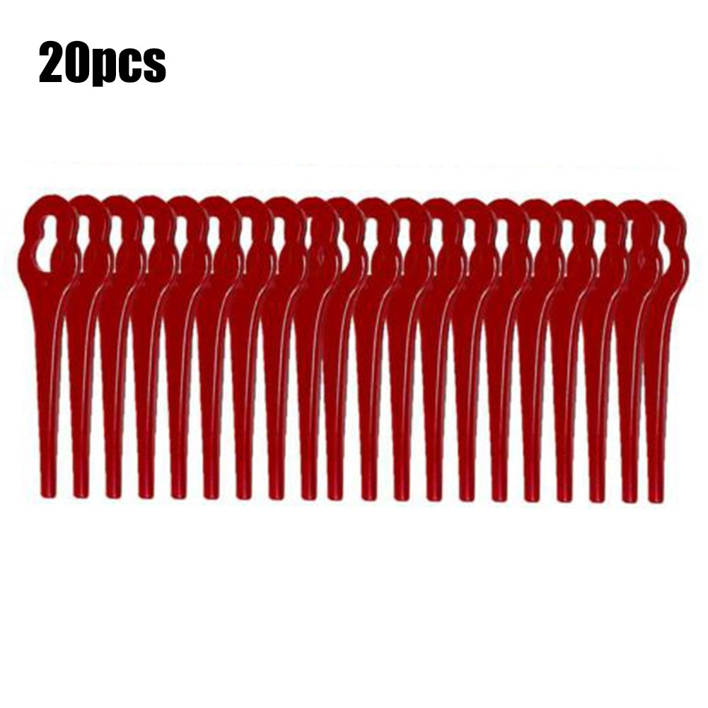 Remplacement de tondeuse à gazon en plastique rouge, 20 pièces, pour IKRA HURparade TXHATI, batterie 18 Li, pièce d'outil de jardin
