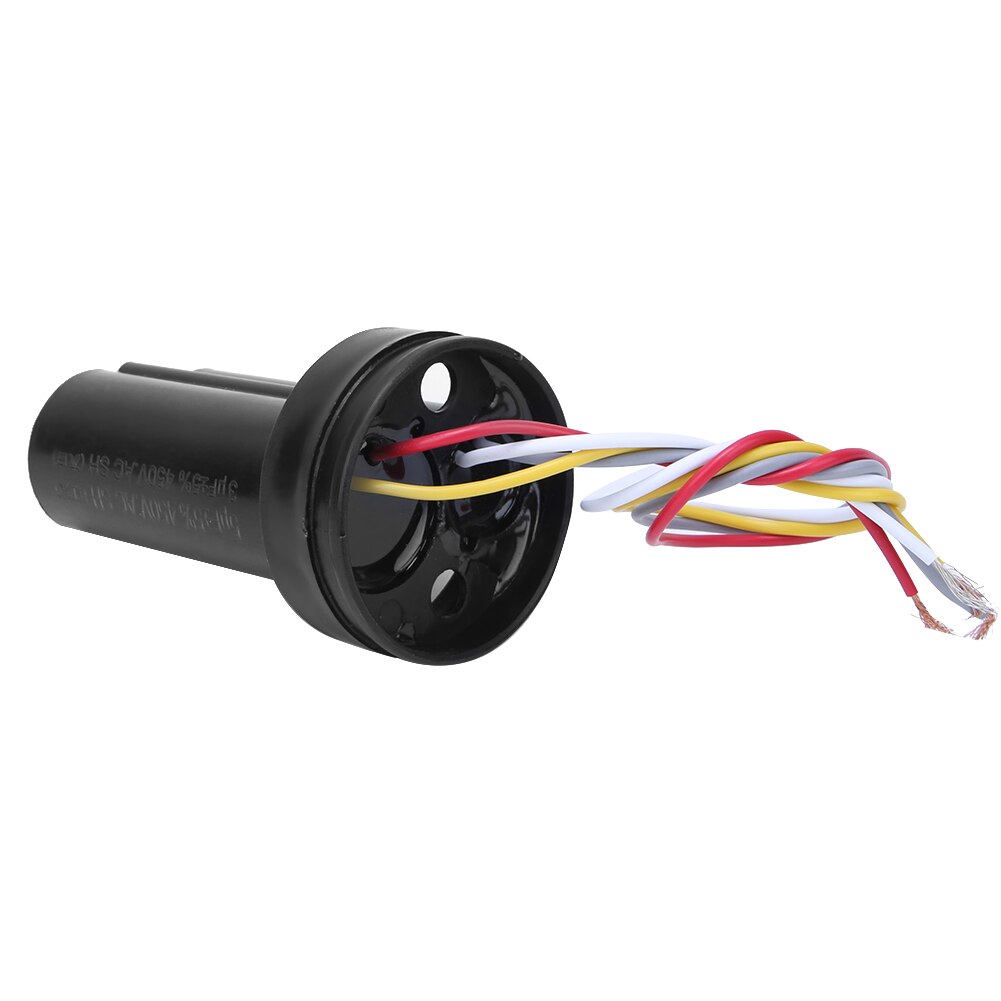 CBB60 5+3UF Double Start Capacitor 450V AC Motor Run Capacitor, for Washing Machine Self-Priming Pump Accessory